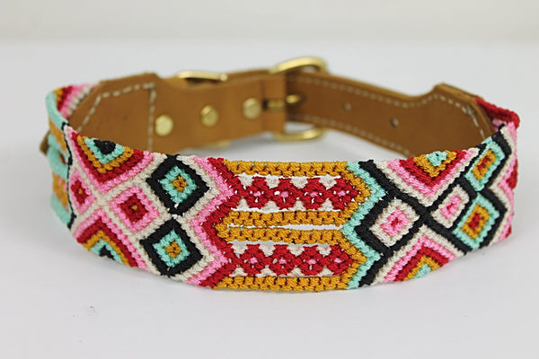 Southwestern Beaded Zuni Dog Collar